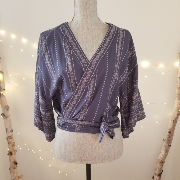 Japna Tops - Japna Kimono Wrap Top